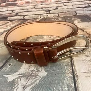 Elite Brown Studded Belt NEW Size 32”-36” Length